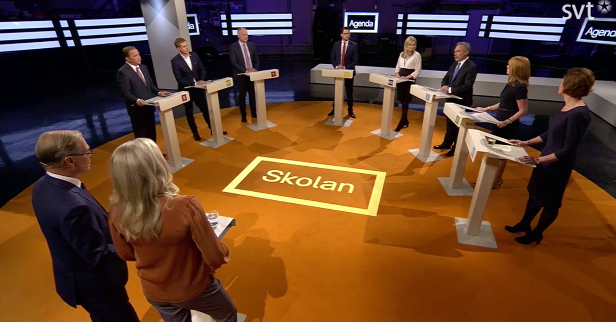 Partiledardebatt i SVT